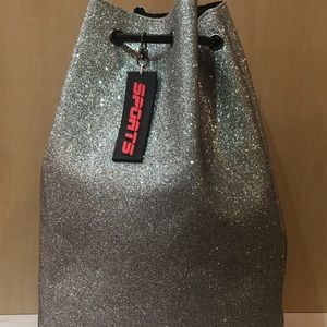 Glitter Drawstring Backpack